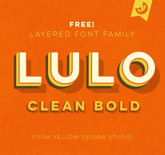Lulo Font Families (textured and Clean) only 14! MightyDeals