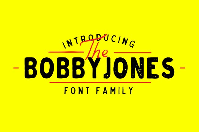 Bobby Jones Font